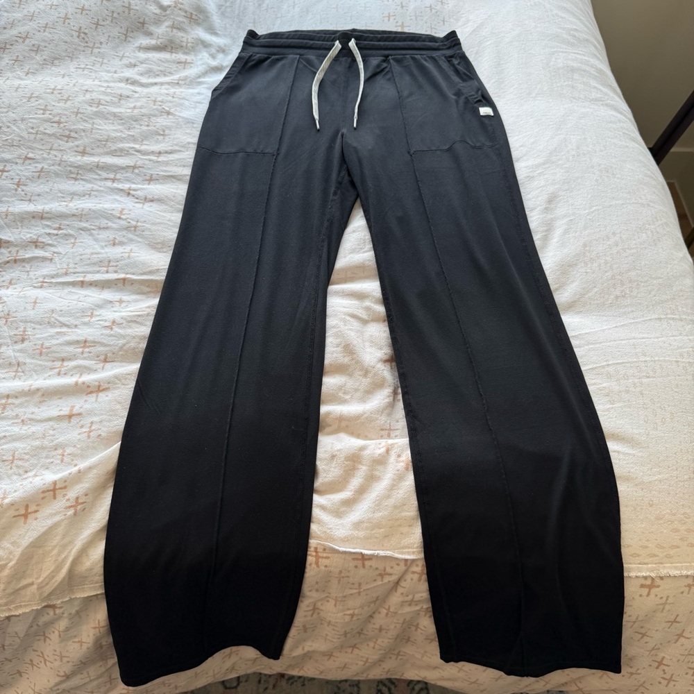 Vuori Black Boot Cut Pants
